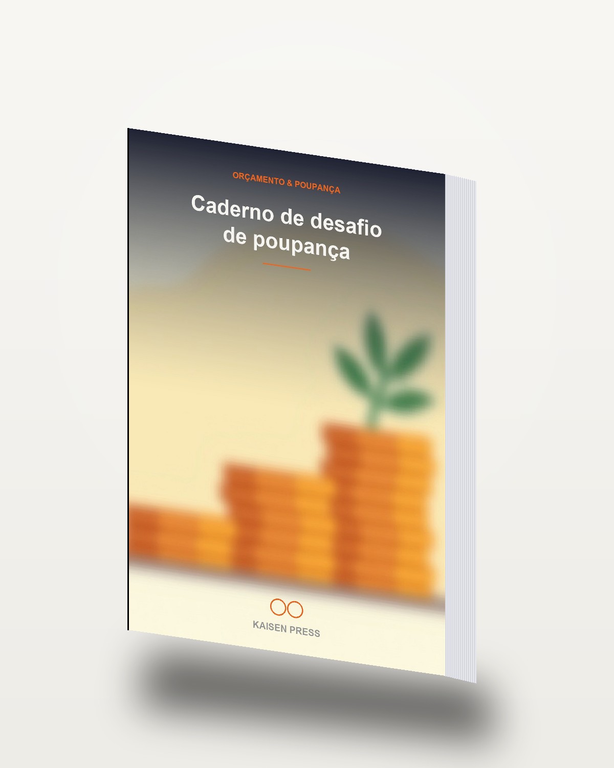 Caderno de desafio de poupança